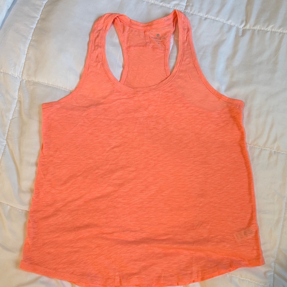 Athleta Orange Tank Top